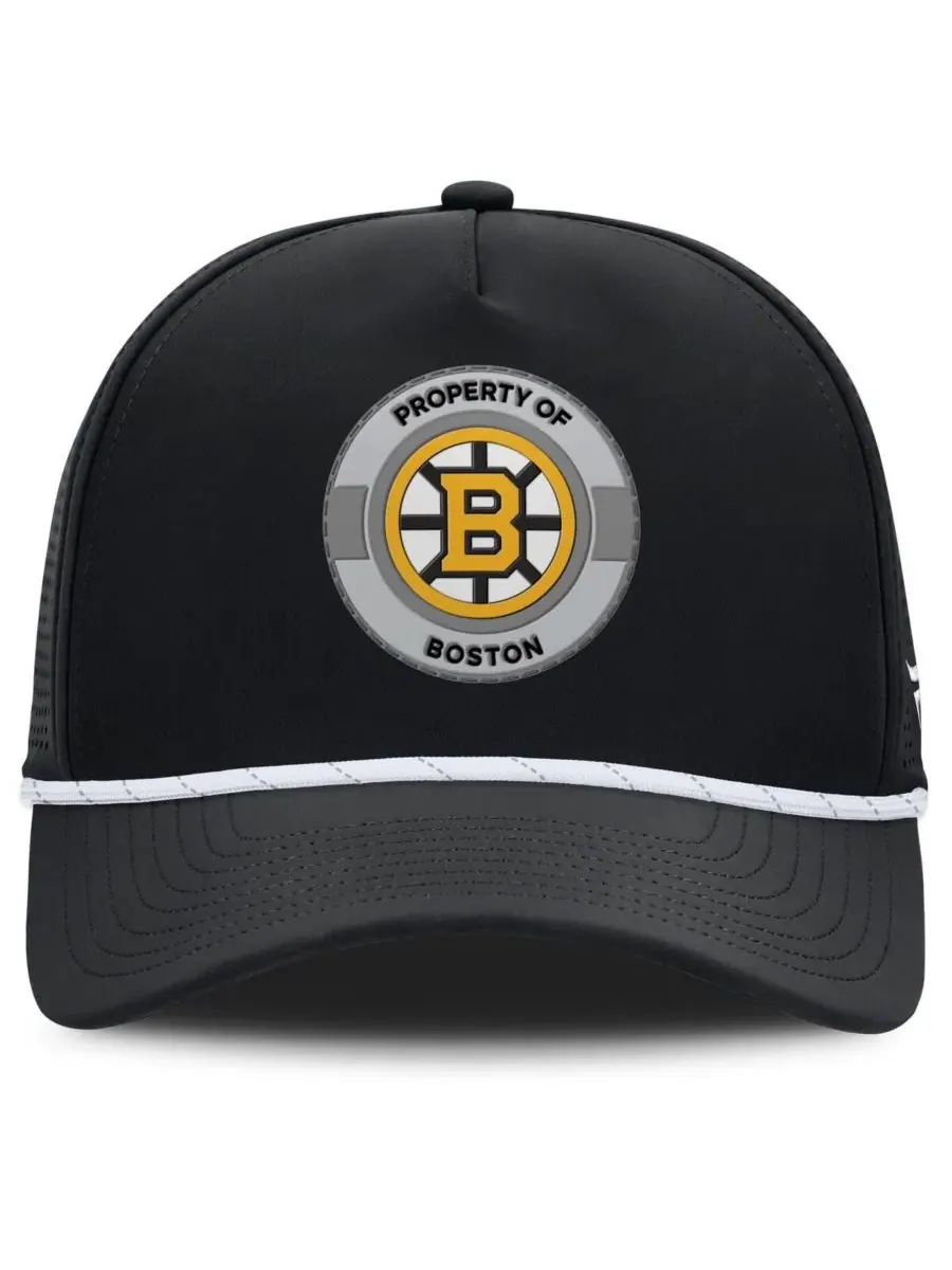 Бейсболка с логотипом Boston Bruins Fanatics — изображение 3 из 3, черный