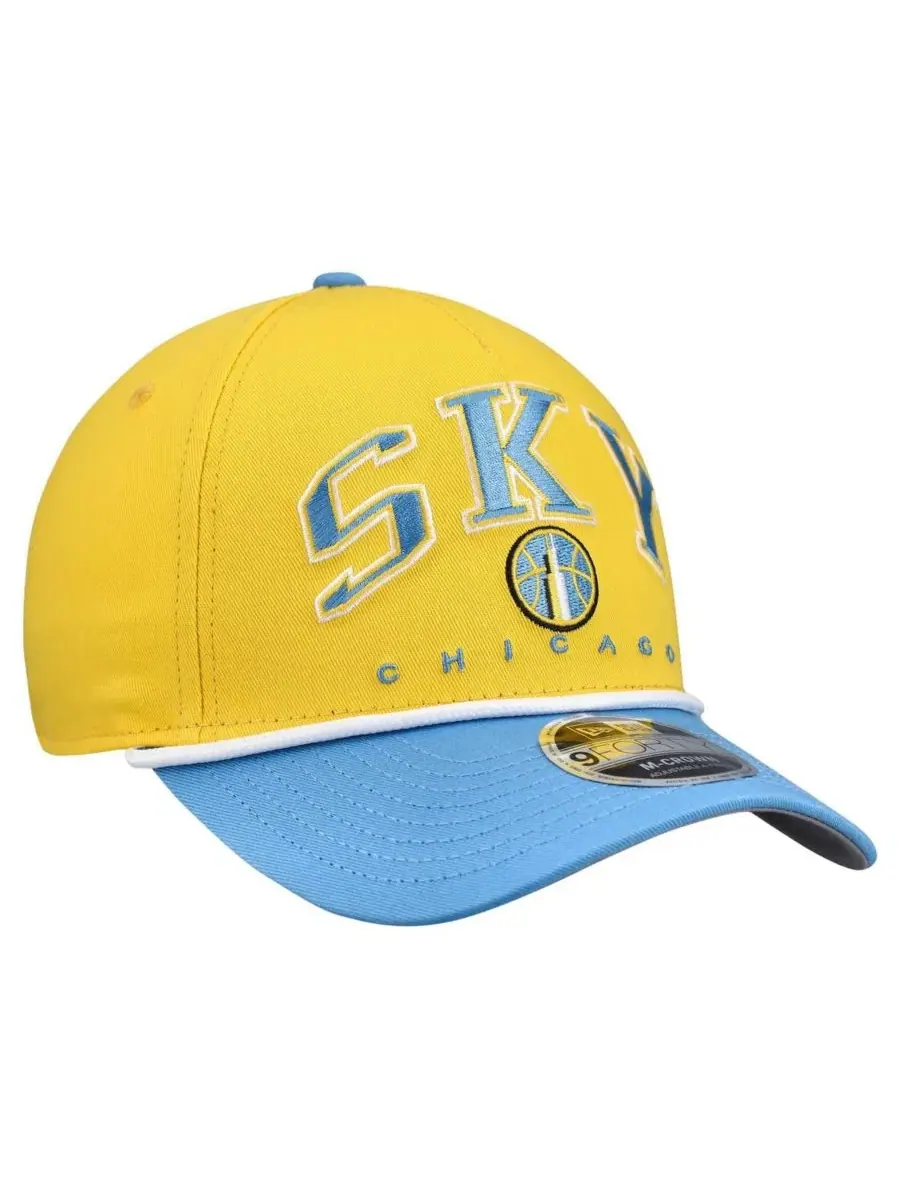 Кепка New Era с принтом Chicago Sky — изображение 3 из 4, желтый