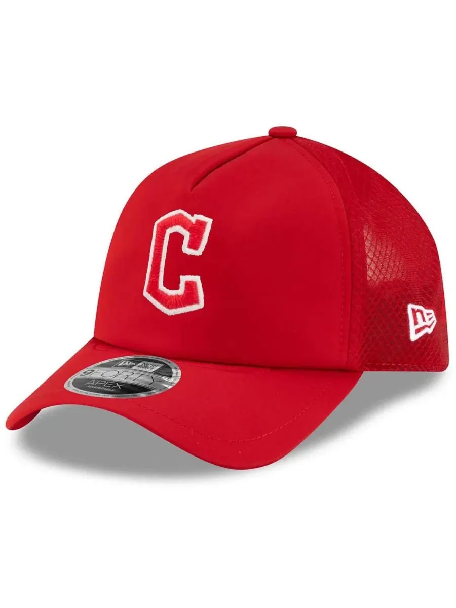 Бейсболка New Era Cleveland Guardians 2026 Batting Practice Apex 9FORTY