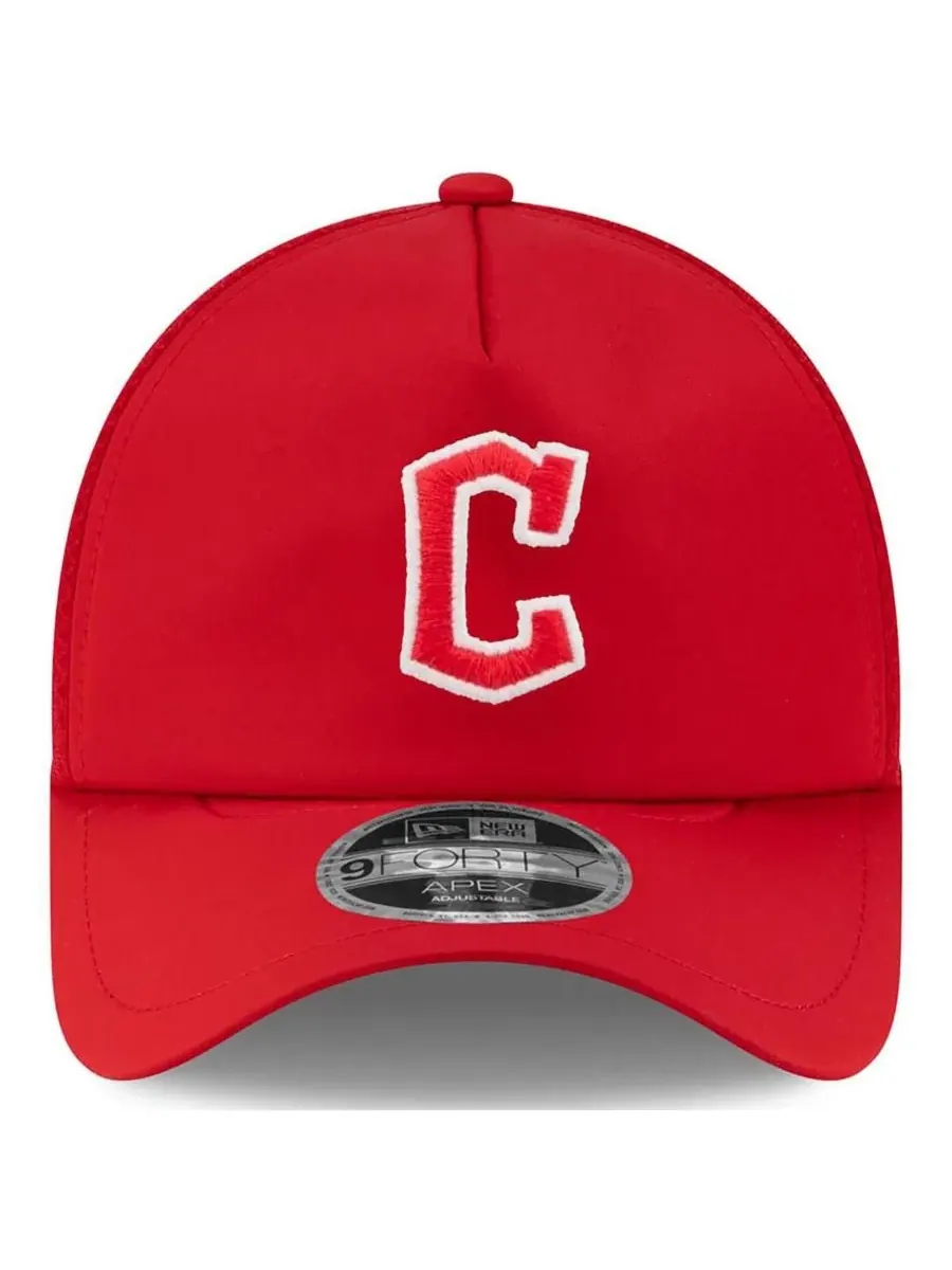 Бейсболка New Era Cleveland Guardians 2026 Batting Practice Apex 9FORTY — изображение 4 из 4, красный
