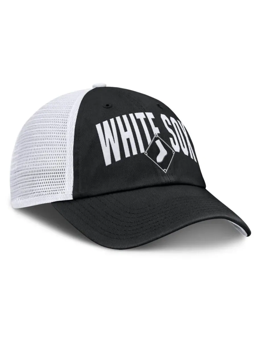 Кепка-тракер с вышитым логотипом Chicago White Sox Nike — изображение 3 из 5, черный белый