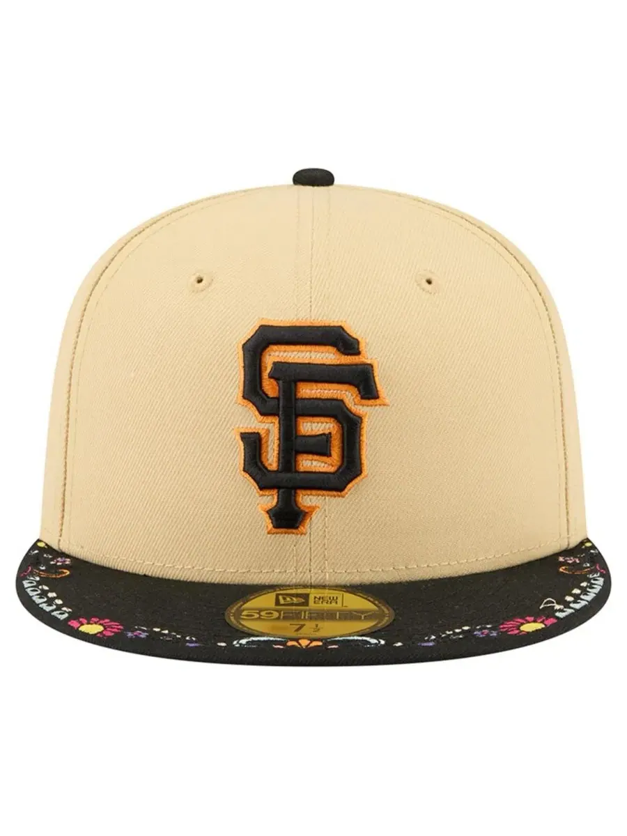 Кепка-фиттед с вышивкой Two-Tone Embroidered Visor 59FIFTY New Era — изображение 5 из 5, светлый бежевый