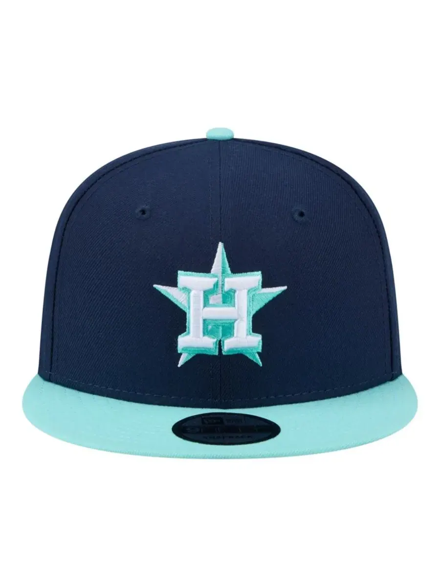 Кепка-снепбек с вышитым логотипом Houston Astros, модель Color Pack 9FIFTY New Era — изображение 2 из 5, темно-синий