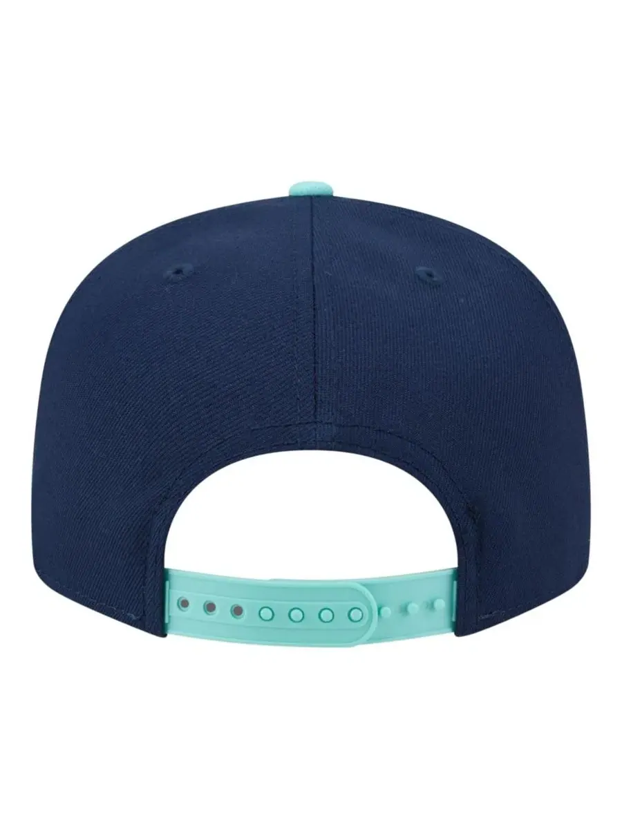 Кепка-снепбек с вышитым логотипом Houston Astros, модель Color Pack 9FIFTY New Era — изображение 4 из 5, темно-синий