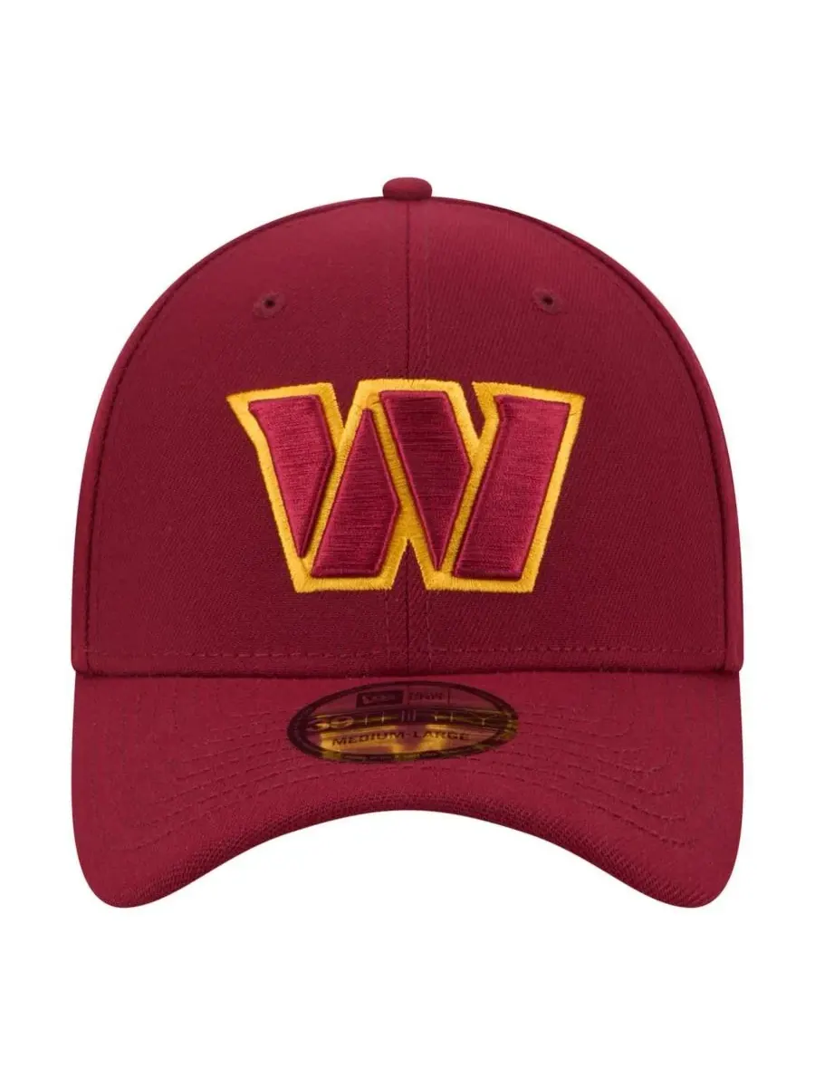 Бейсболка New Era Washington Commanders 39THIRTY — изображение 3 из 5, бордовый