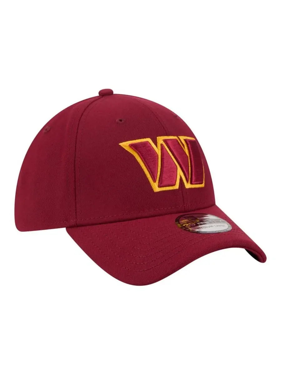 Бейсболка New Era Washington Commanders 39THIRTY — изображение 4 из 5, бордовый