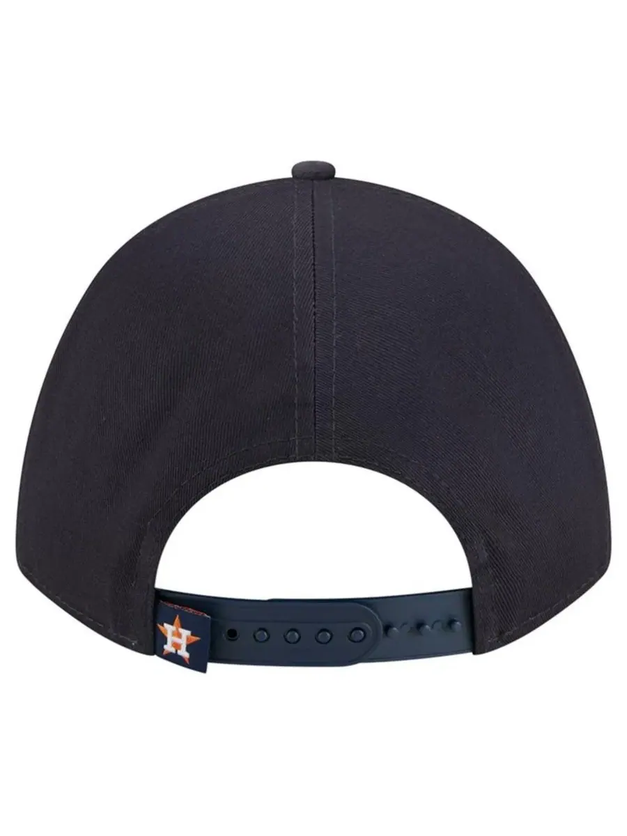 Кепка женская Navy Houston Astros Metallic A-Frame 9FORTY Adjustable Hat New Era — изображение 5 из 5, темно-синий