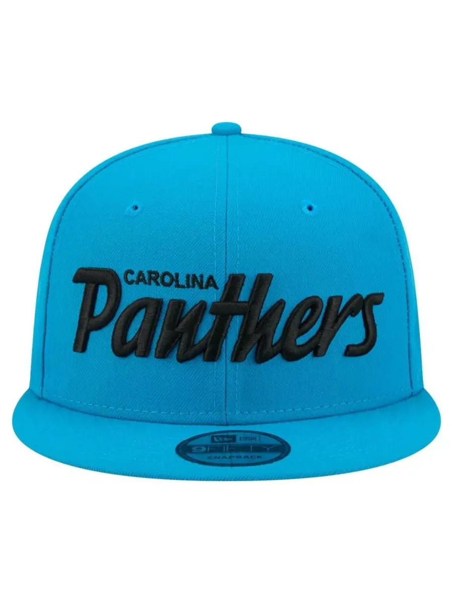 Кепка-снэпбек с вышивкой Carolina Panthers New Era — изображение 4 из 4, синий