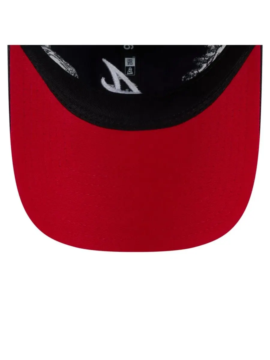 Кепка New Era Atlanta Braves Roses 9TWENTY — изображение 4 из 5, темно-синий