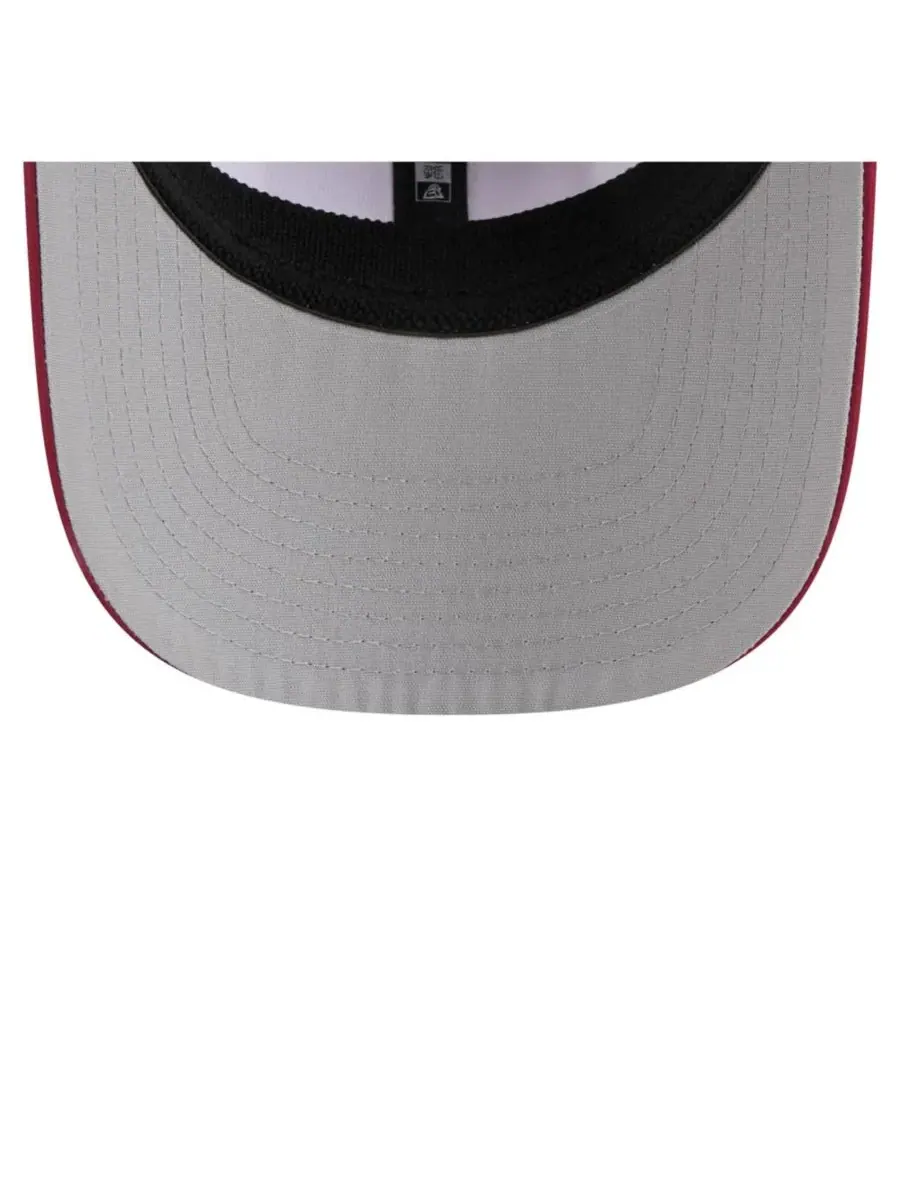 New Era Мужская белая/гранатовая бейсболка Florida State Seminoles с перфорированной нашивкой — изображение 3 из 5, белый