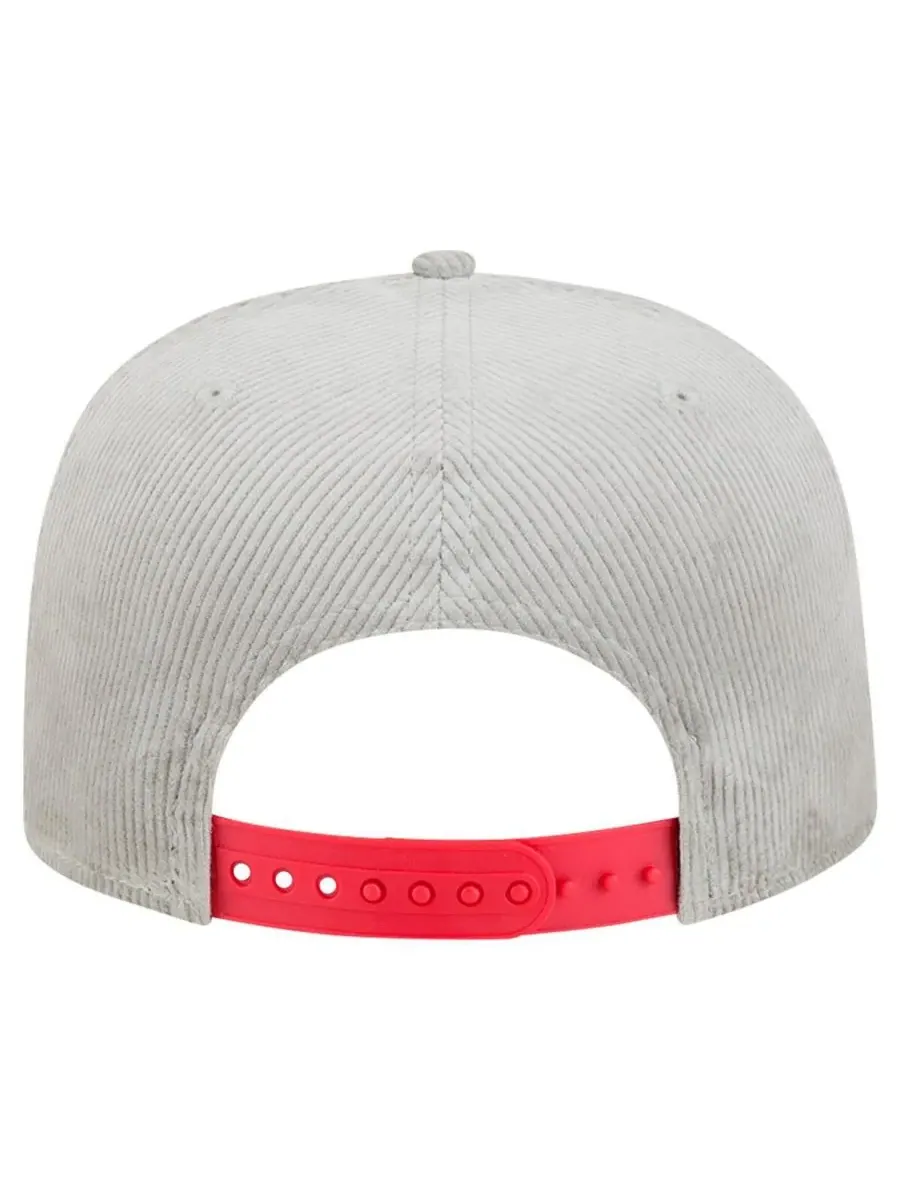New Era Мужская серая вельветовая кепка-бейсболка Philadelphia Phillies с регулируемой застежкой — изображение 4 из 4, серый