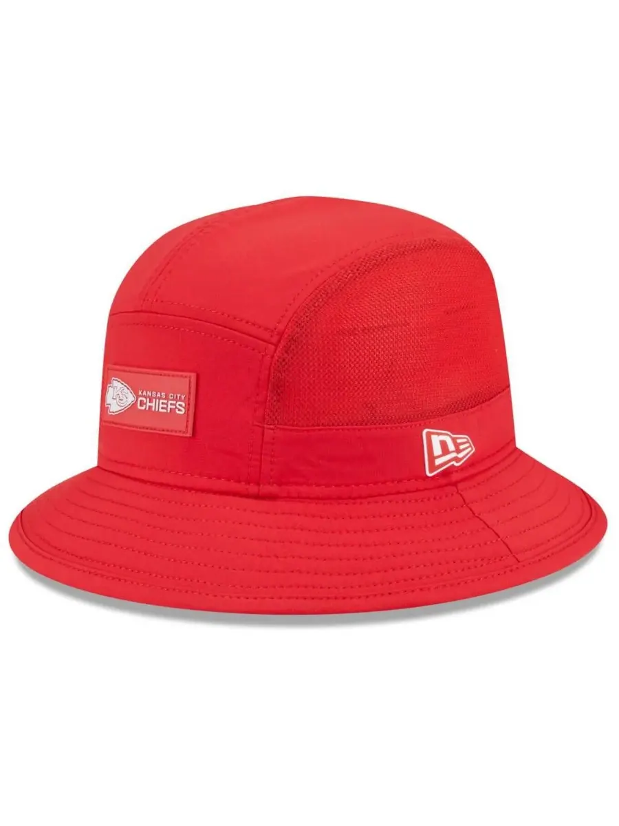 New Era Мужская красная панама Kansas City Chiefs 2025 Sideline
