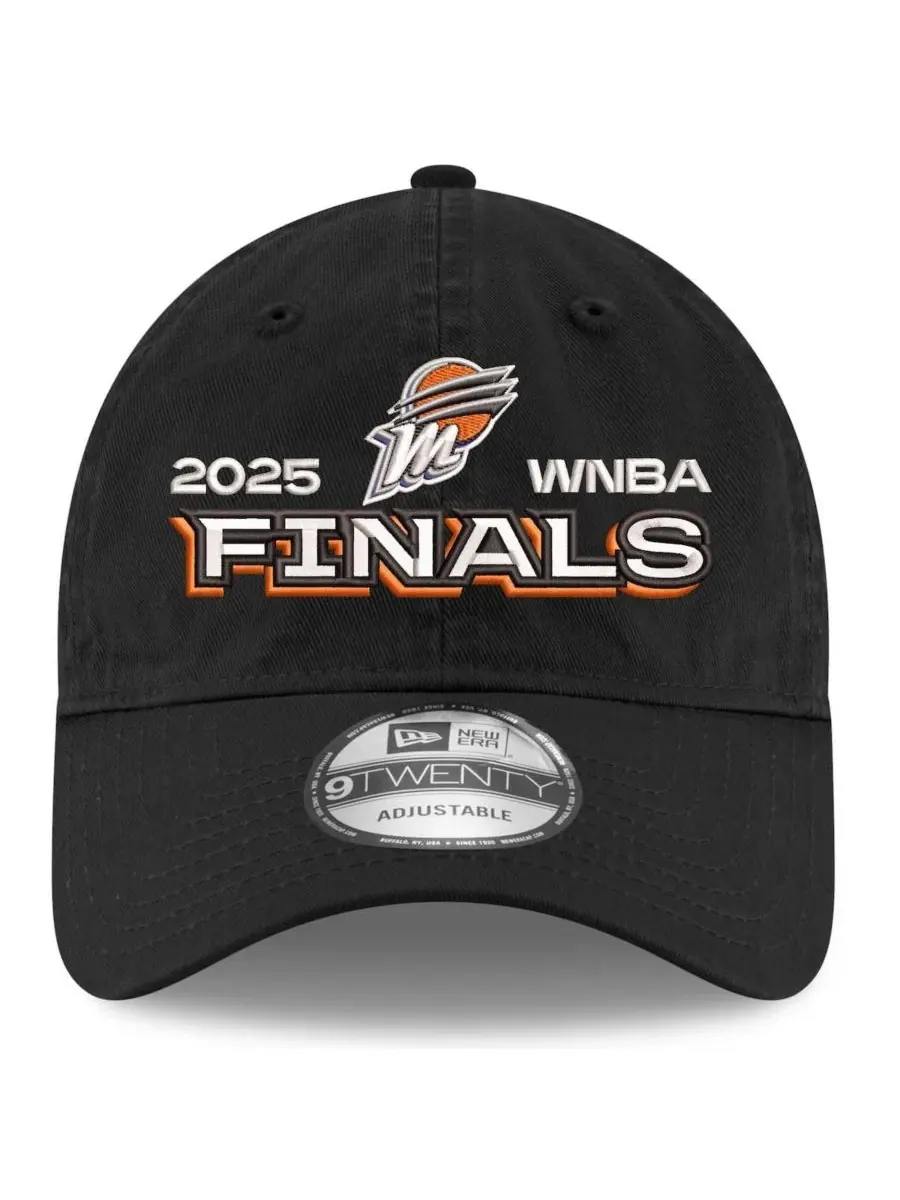 New Era Мужская черная регулируемая кепка Phoenix Mercury 2025 WNBA Finals 9TWENTY — изображение 4 из 4, черный