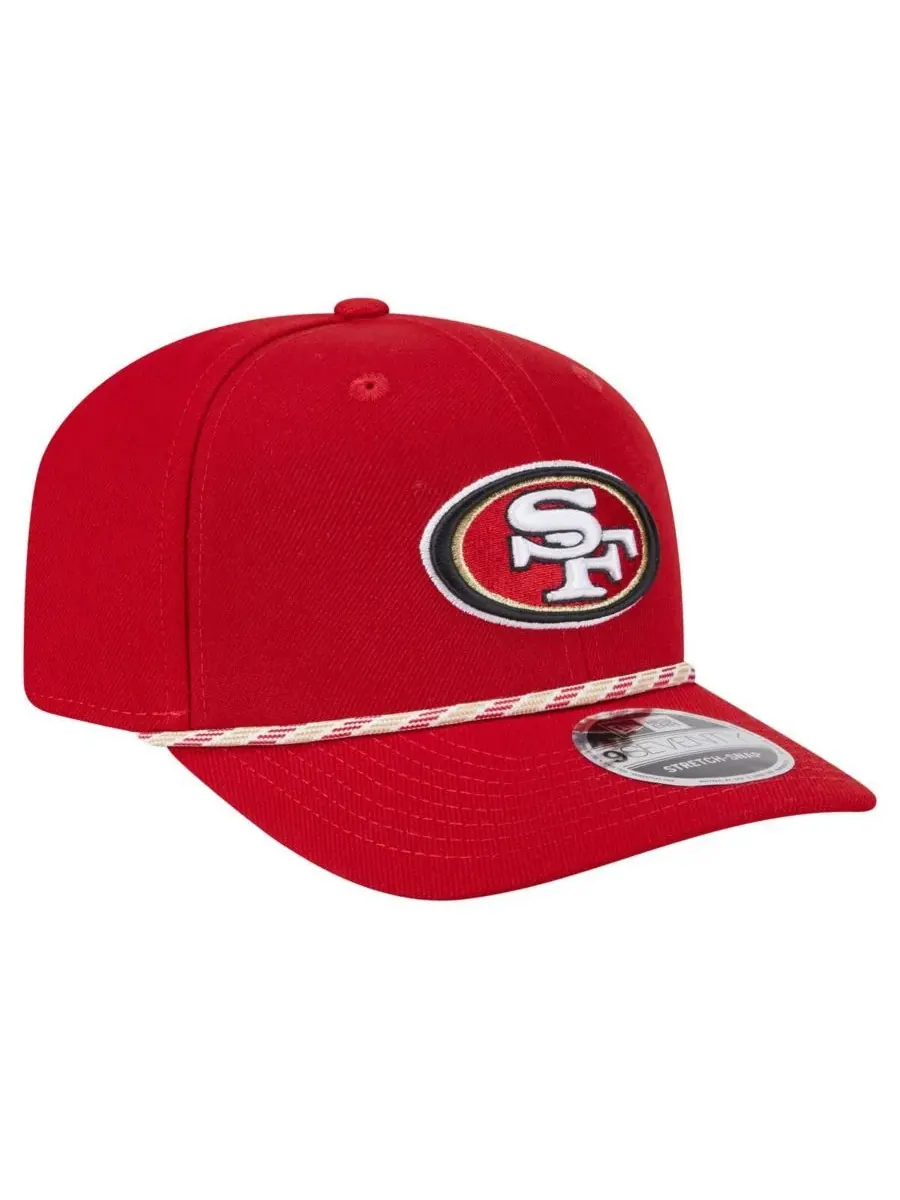 New Era Мужская алая кепка San Francisco 49ers Gameday Multi Rope 9SEVENTY с эластичными застежками — изображение 4 из 4