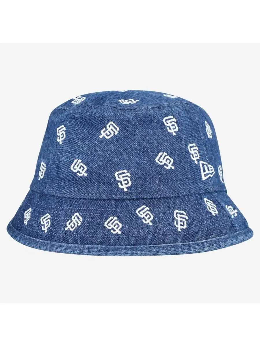 Женская джинсовая микропанама San Francisco Giants New Era, деним