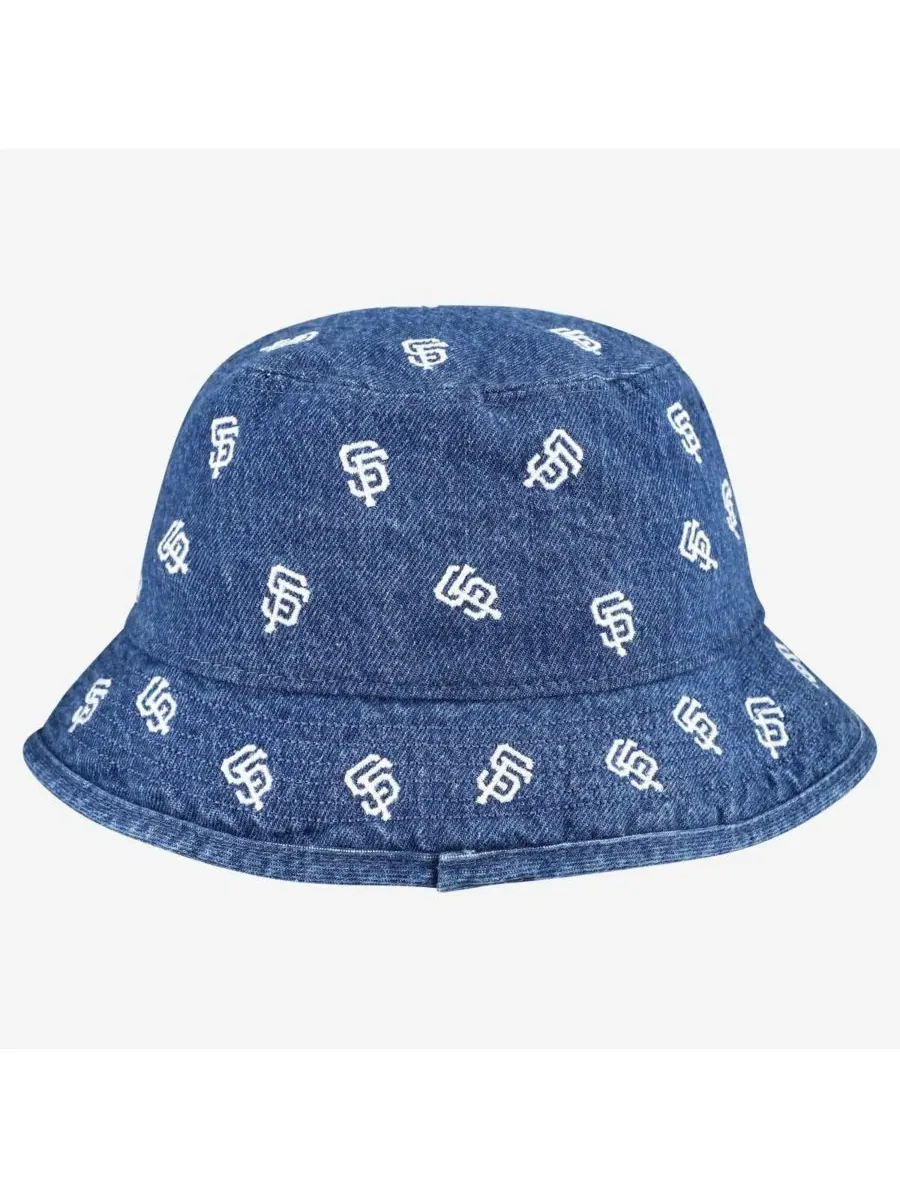 Женская джинсовая микропанама San Francisco Giants New Era, деним — изображение 2 из 3, джинсовый синий