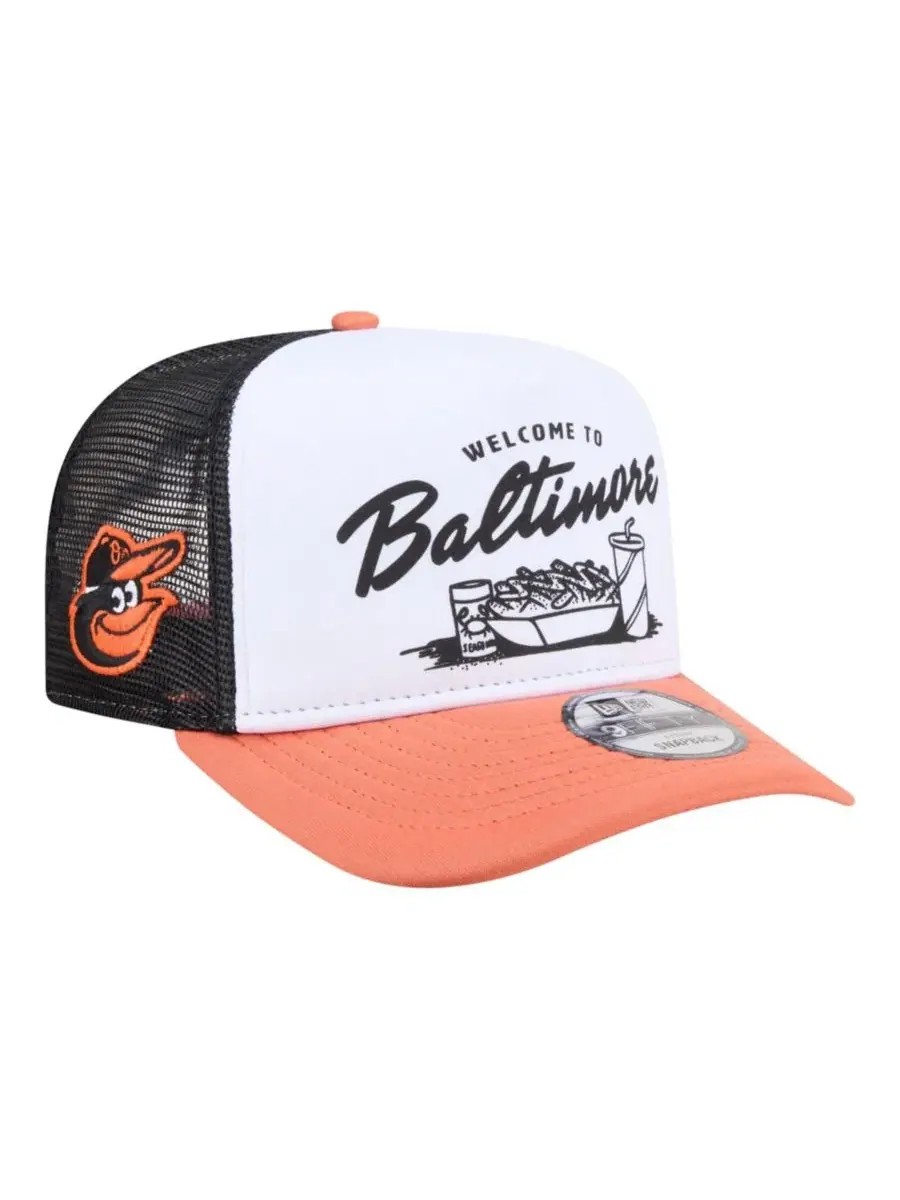 Кепка-снапбек с принтом Baltimore Orioles Foodie New Era