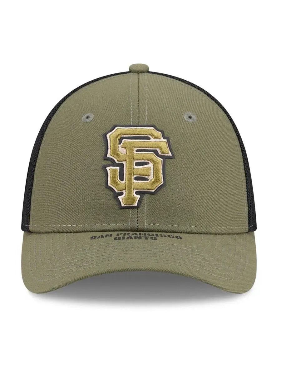 Кепка New Era с вышивкой San Francisco Giants — изображение 2 из 5, оливковый