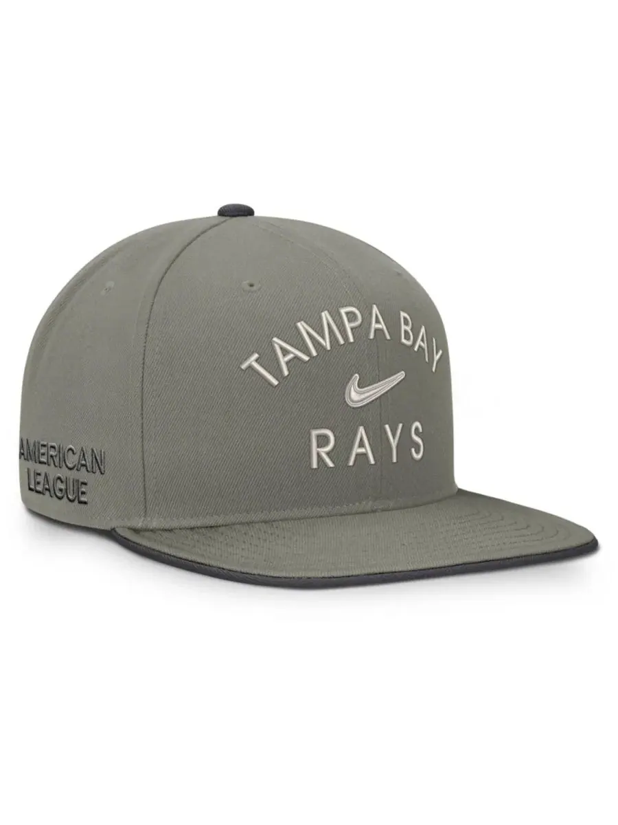 Кепка-снапбек с высокой тульей, плоским козырьком, модель Tampa Bay Rays Pro Dri-FIT Nike