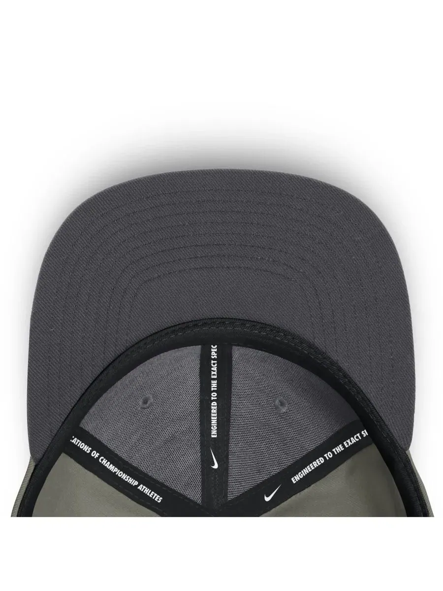 Кепка-снапбек с высокой тульей, плоским козырьком, модель Tampa Bay Rays Pro Dri-FIT Nike — изображение 5 из 5, серый