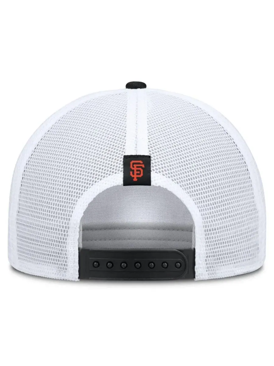 Кепка-тракер с изогнутым козырьком San Francisco Giants Rise A-Frame Nike — изображение 4 из 4, хаки черный