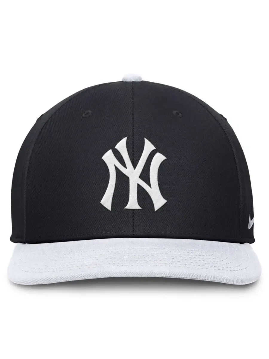 Кепка-снапбек с вышитым логотипом New York Yankees Nike — изображение 3 из 4, темно-синий белый