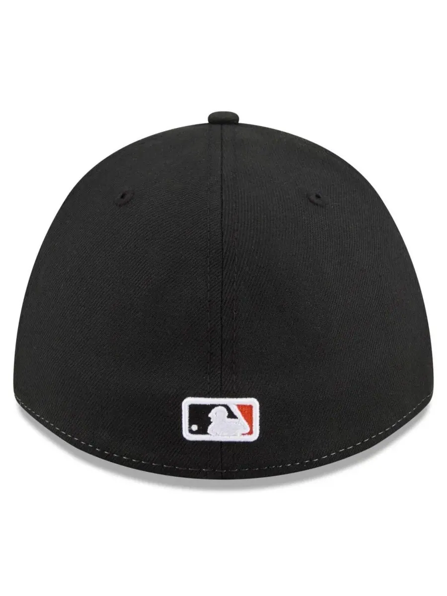 Бейсболка New Era San Francisco Giants Player Replica Alternate 39THIRTY Flex Hat — изображение 4 из 5, серый черный