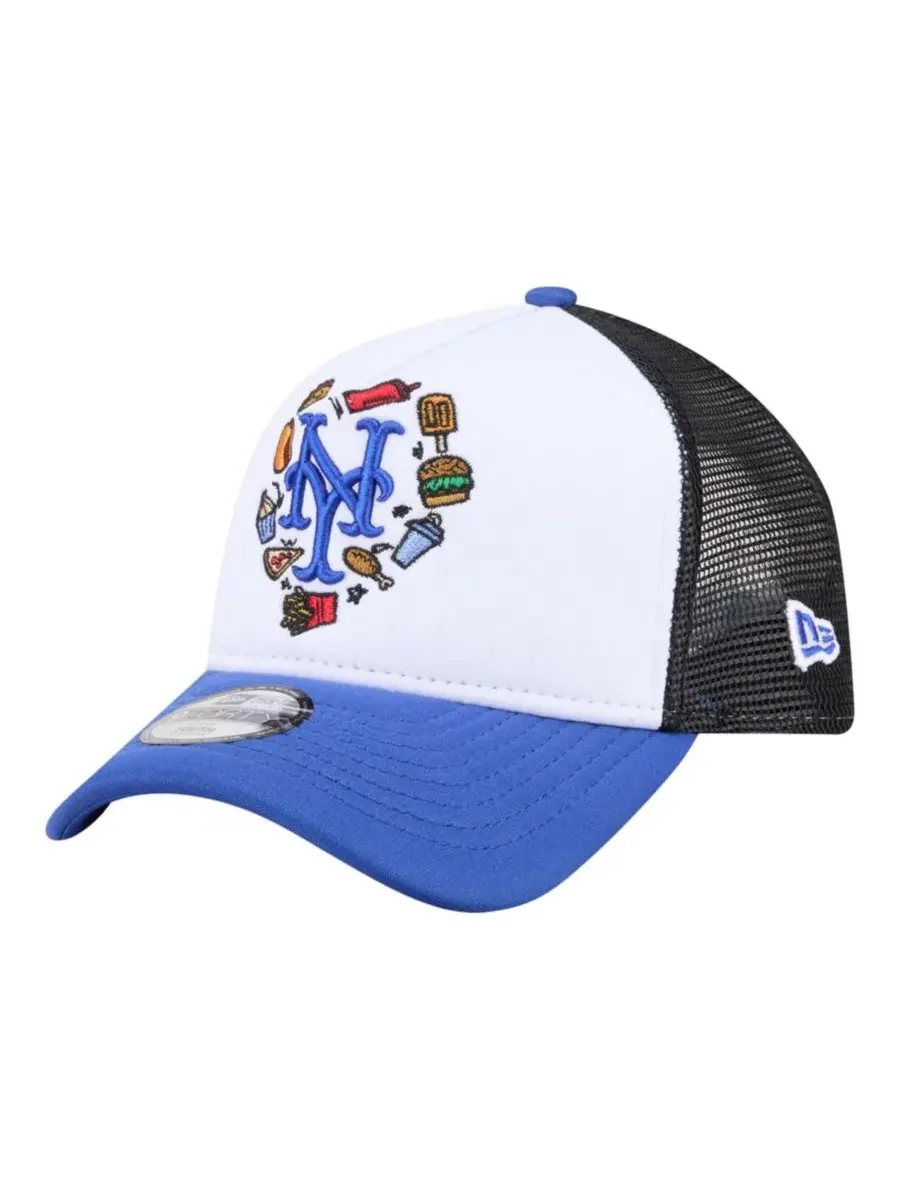 Кепка-тракер с вышивкой New Era New York Mets Food A-Frame 9FORTY