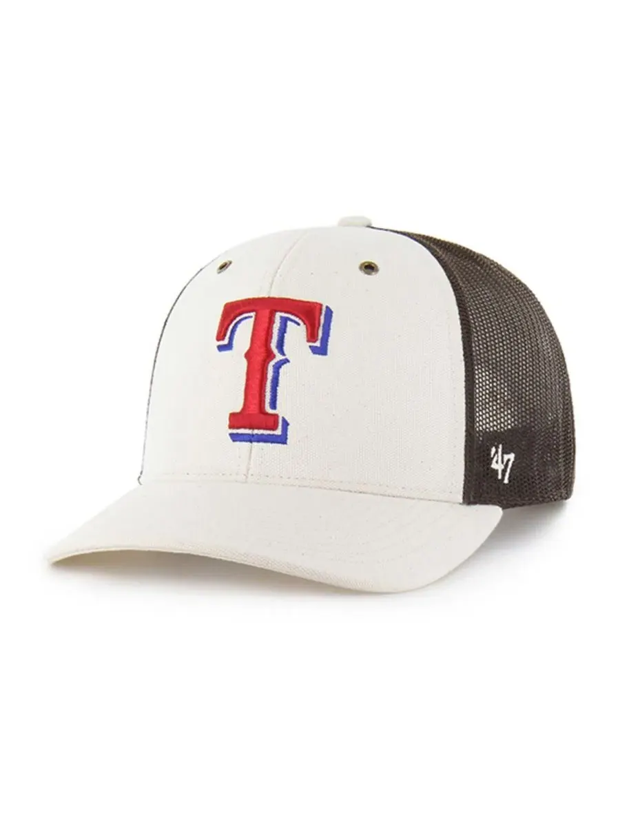 Кепка-тракер с эмблемой Texas Rangers, натуральная '47 Brand