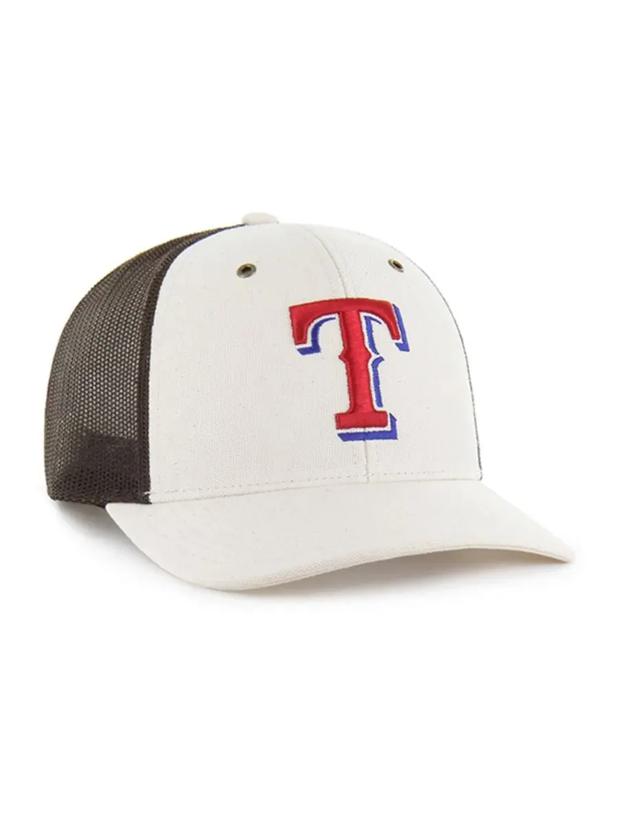 Кепка-тракер с эмблемой Texas Rangers, натуральная '47 Brand — изображение 2 из 4, прозрачный