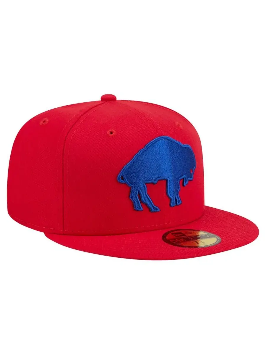 Кепка New Era 59FIFTY с вышивкой Buffalo Bills — изображение 3 из 5, красный