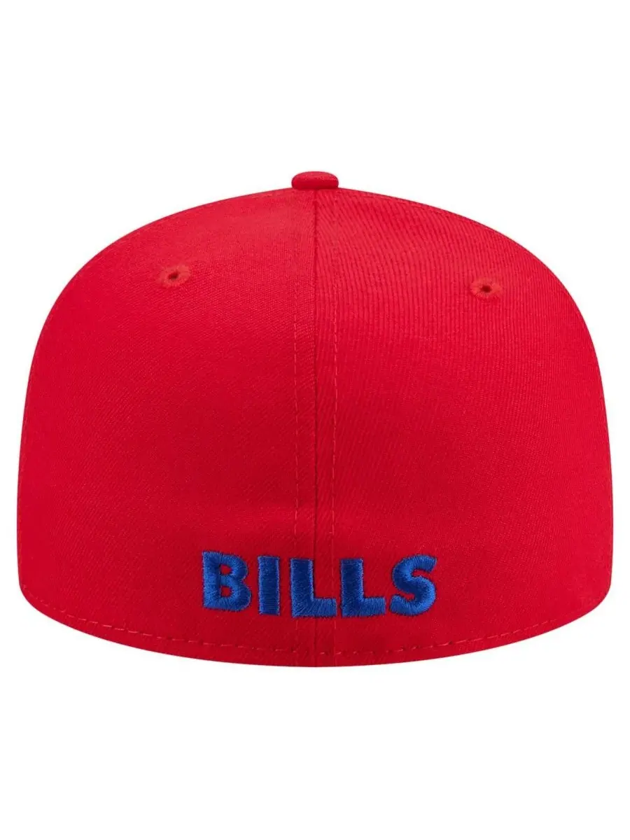Кепка New Era 59FIFTY с вышивкой Buffalo Bills — изображение 4 из 5, красный