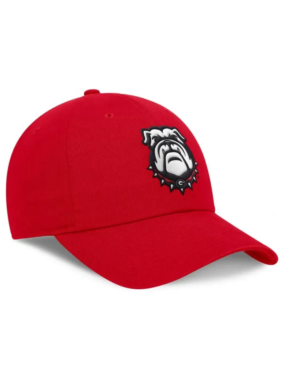 Кепка Nike Georgia Bulldogs Club Dri-FIT с вышитым логотипом — изображение 3 из 4, красный