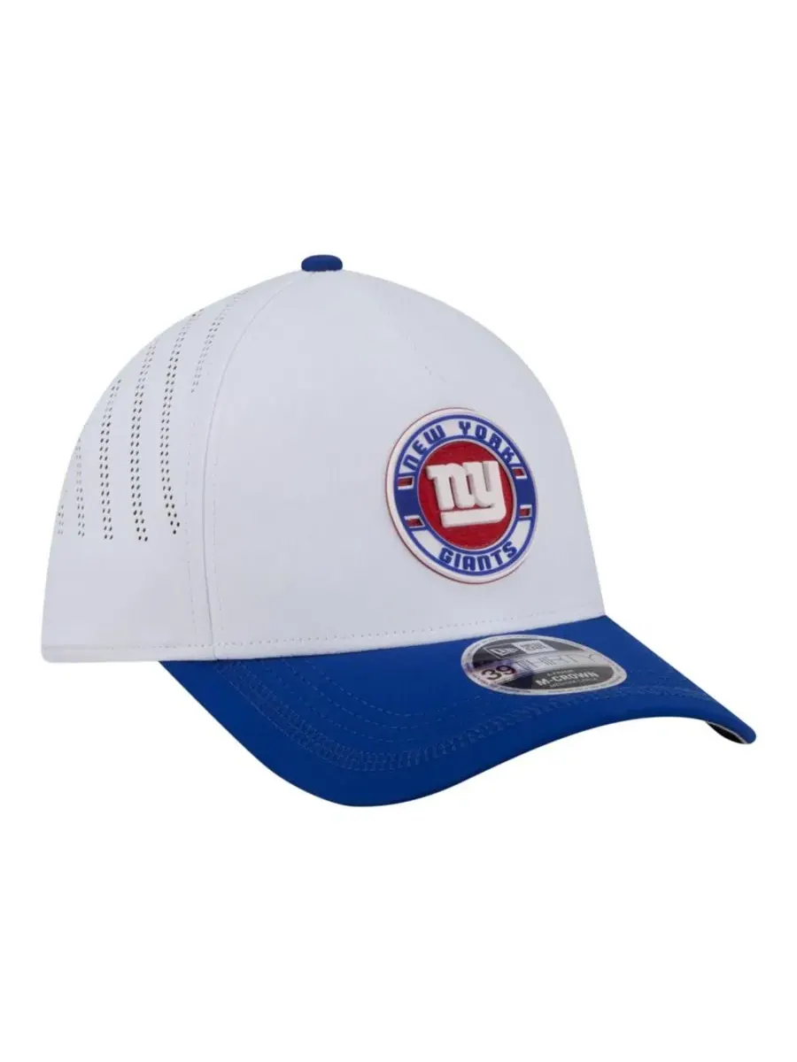 Кепка New Era 39THIRTY A-Frame M-Crown с принтом, New York Giants — изображение 4 из 5, белый