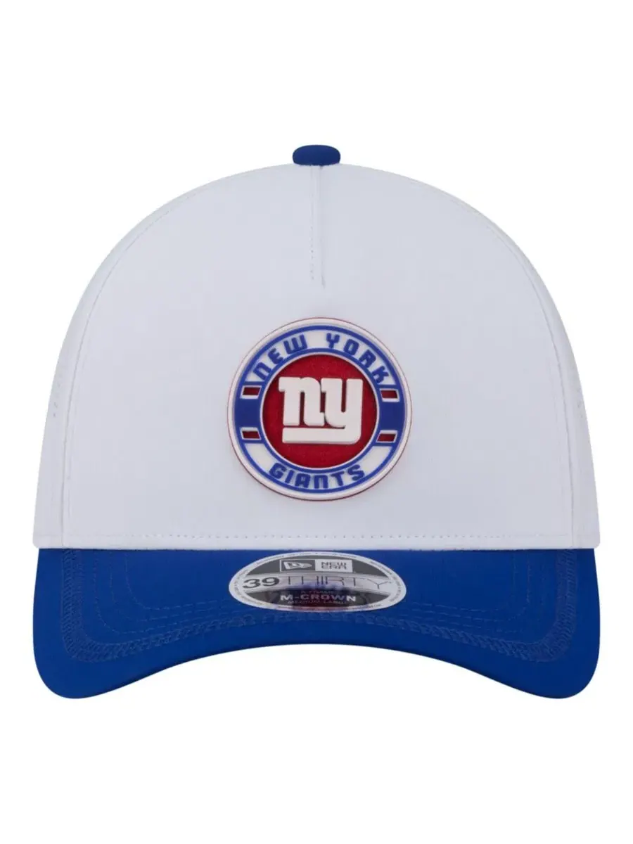 Кепка New Era 39THIRTY A-Frame M-Crown с принтом, New York Giants — изображение 5 из 5, белый
