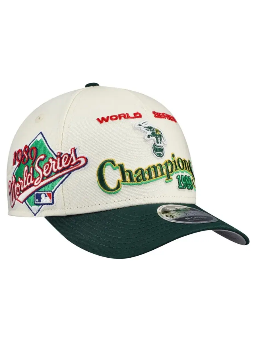 Бейсболка с высокой тульей Oakland Athletics World Series 9FORTY M-Crown A-Frame New Era