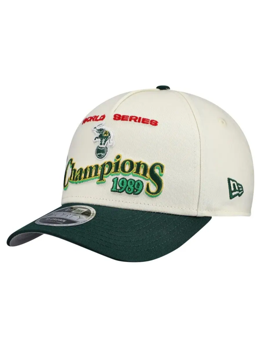 Бейсболка с высокой тульей Oakland Athletics World Series 9FORTY M-Crown A-Frame New Era — изображение 2 из 4