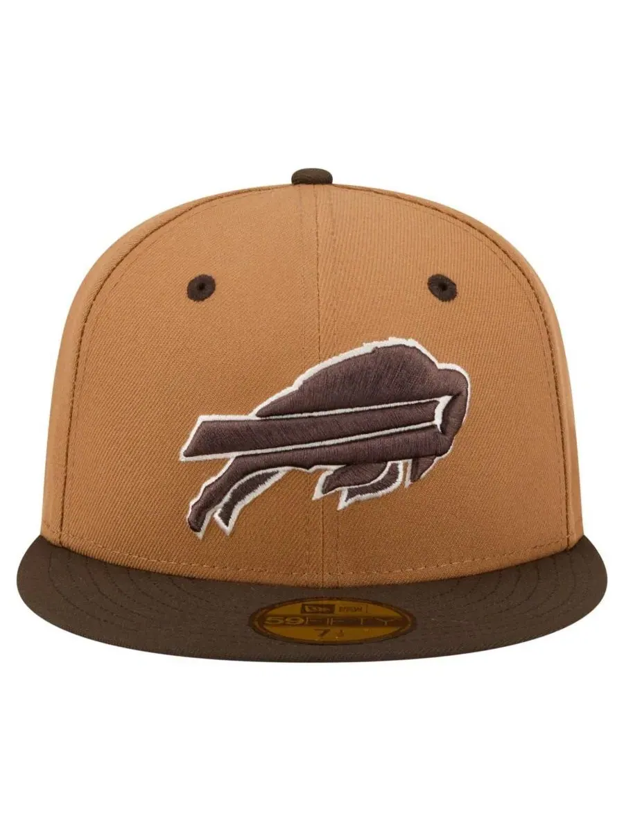 Кепка с высокой тульей Buffalo Bills Two-Tone Walnut 59FIFTY Fitted New Era — изображение 2 из 5