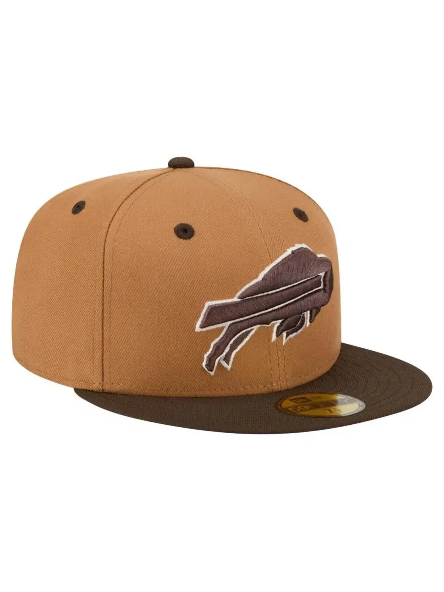 Кепка с высокой тульей Buffalo Bills Two-Tone Walnut 59FIFTY Fitted New Era — изображение 3 из 5