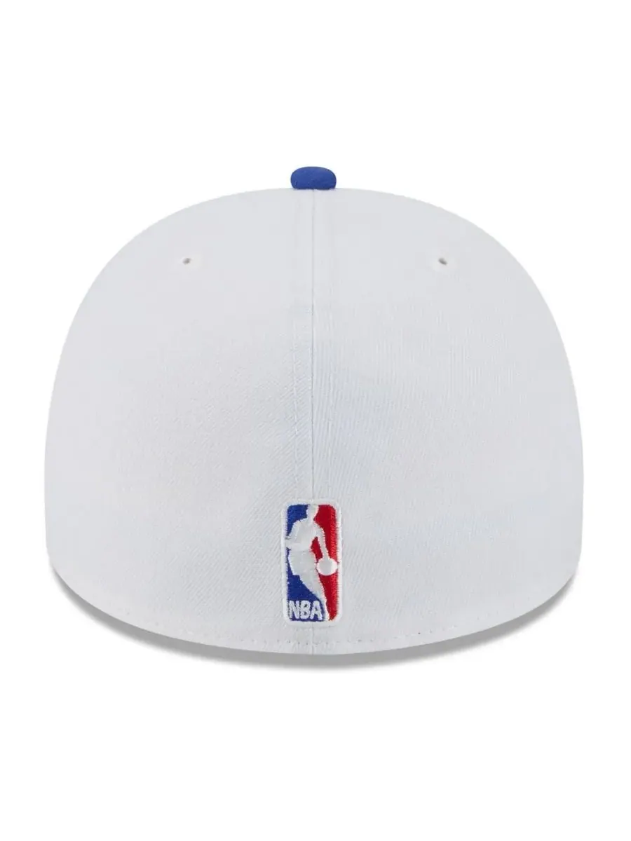 New Era Мужская бело-голубая бейсболка Golden State Warriors 2025 NBA Draft A-Frame 59FIFTY Fitted — изображение 4 из 4