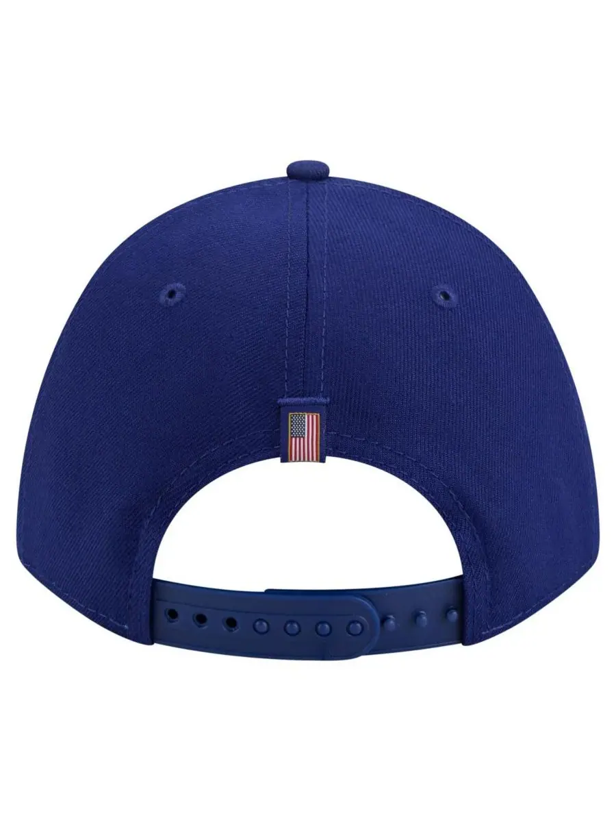 Мужская бейсболка Royal Los Angeles Dodgers с американским флагом, регулируемая, модель 9FORTY — изображение 4 из 5