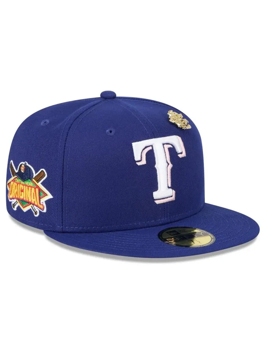 Мужская бейсболка Royal Texas Rangers 2025 Big League Chew 59FIFTY Fitted Hat New Era