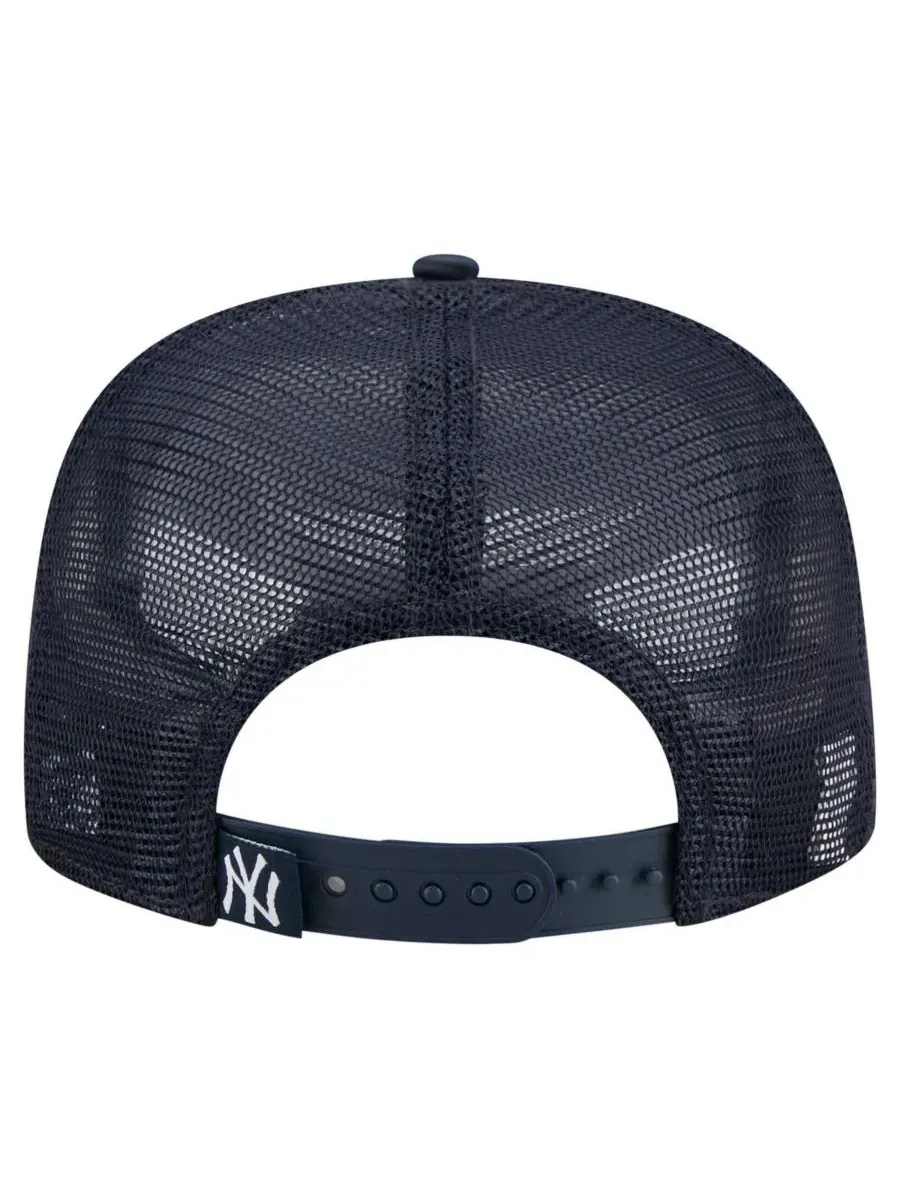 New Era Мужская темно-синяя ретро-кепка New York Yankees с атласной надписью, регулируемая по высоте — изображение 4 из 4