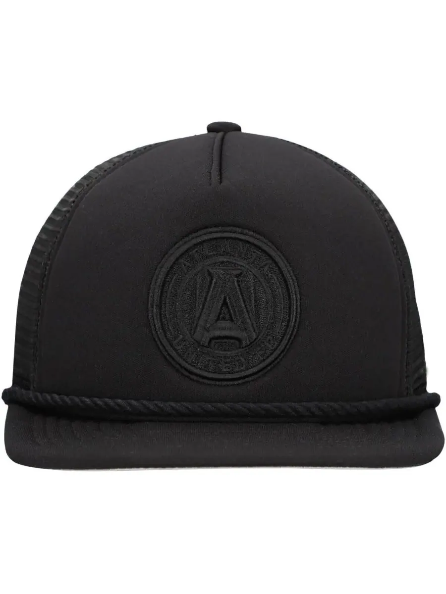 New Era Мужская черная бейсболка-снепбек Atlanta United FC Active Tone Golfer — изображение 3 из 4, черный