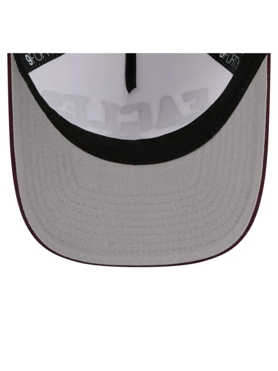New Era Мужская бело-бордовая кепка Boston College Eagles с двухцветной веревкой и регулируемой — изображение 3 из 5, белый
