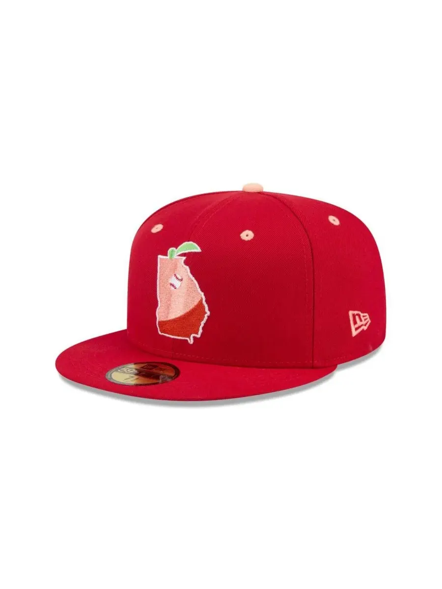 New Era Мужская красная кепка Gwinnett Stripers Theme Nights 59FIFTY