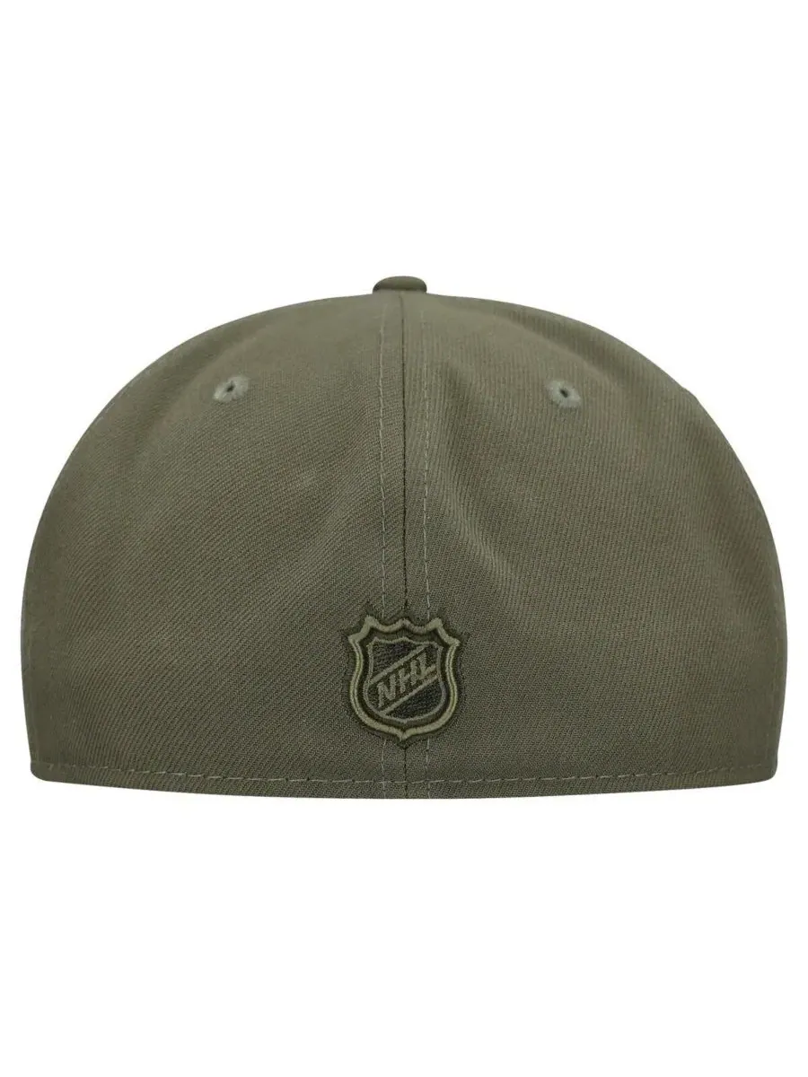 Кепка-бейсболка с плоским козырьком Military Appreciation Flag 59FIFTY New Era — изображение 4 из 4, оливковый