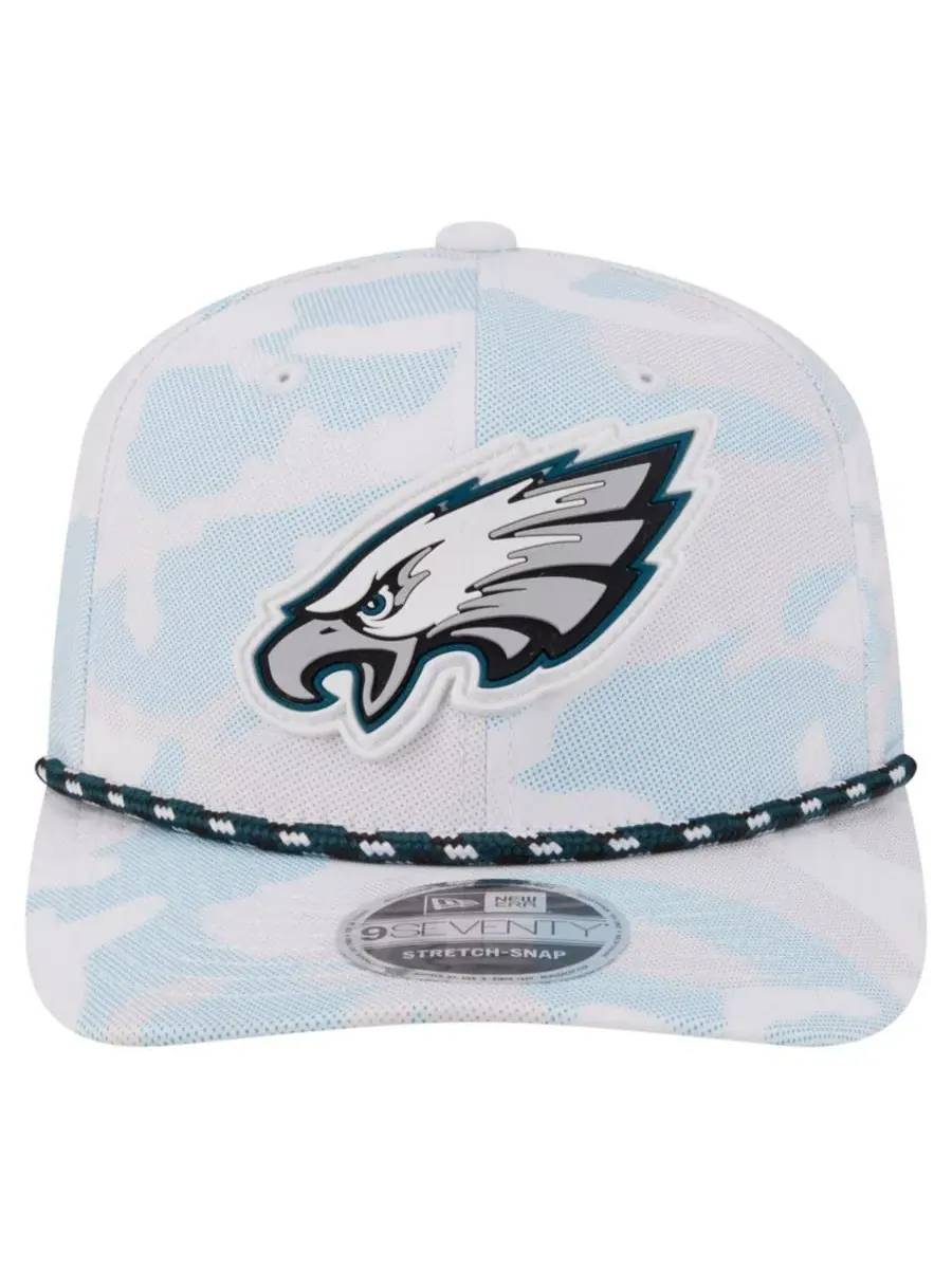Бейсболка New Era с принтом, Philadelphia Eagles — изображение 2 из 7, белый