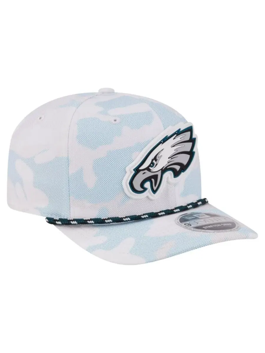 Бейсболка New Era с принтом, Philadelphia Eagles — изображение 3 из 7, белый