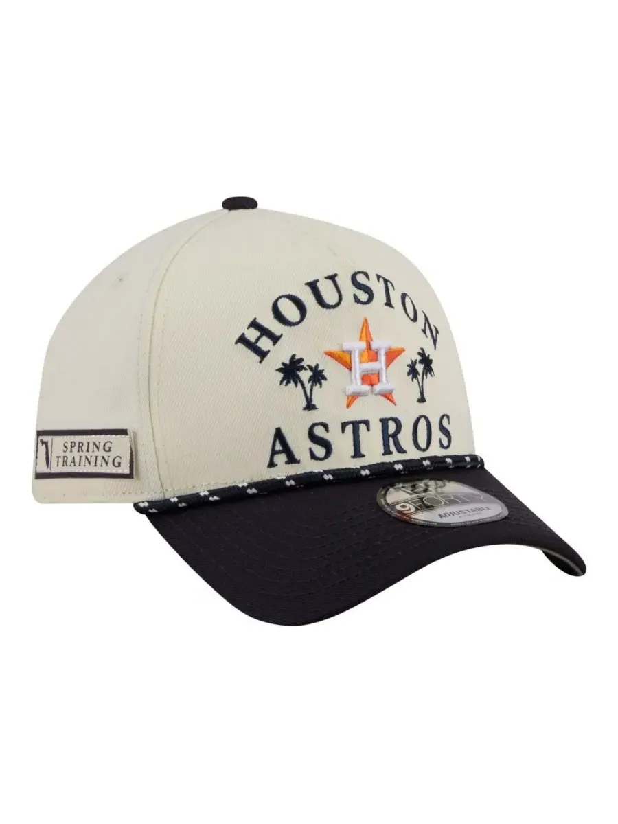 Кепка New Era Houston Astros 2026 Spring Training Fan Pack Rope A-Frame 9FORTY Adjustable Hat